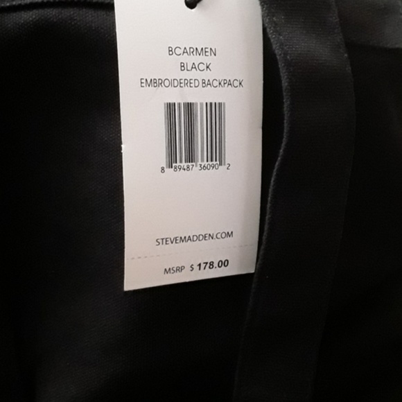 STEVE MADDEN FLORAL EMBROIDER BACKPACK - Picture 5 of 5